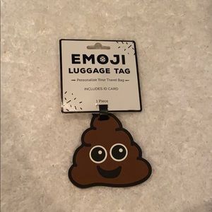Emoji luggage tag